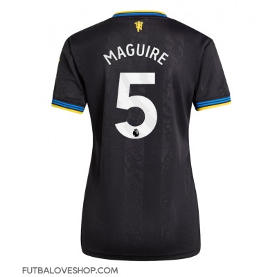 Dres Manchester United Harry Maguire #5 Tretina pre Ženy 2025-26 Krátky Rukáv Dres Manchester United Harry Maguire #5 Tretina pre Ženy 2025-26 Krátky Rukáv